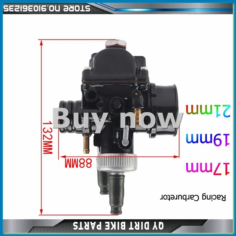 Motorcycle Carburetor - Motosiklet Karbüratör PHBG 21MM AD Karbüratör
