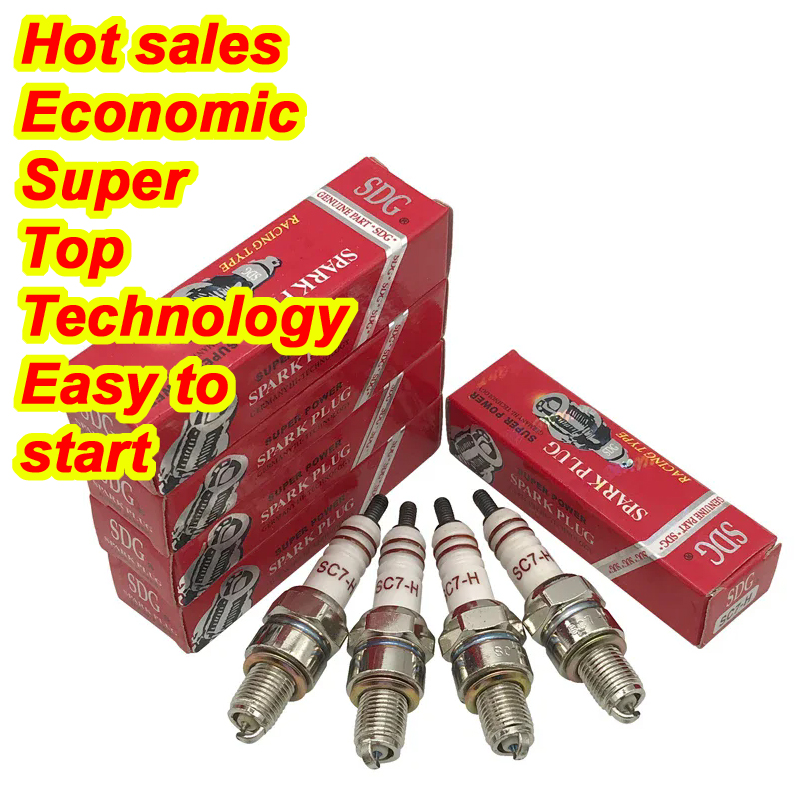 Motorcycle Spark Plug - 1 2 4 ADET Motor SC7-H