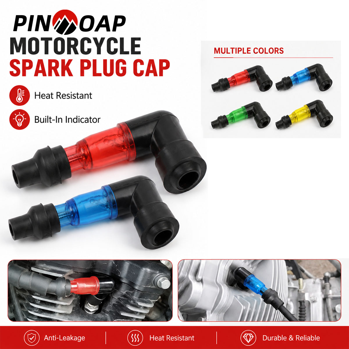 PINMOAP 1/2PCS Performans Moto - Motorcycle Spark Plug incelemesi ve fiyatı