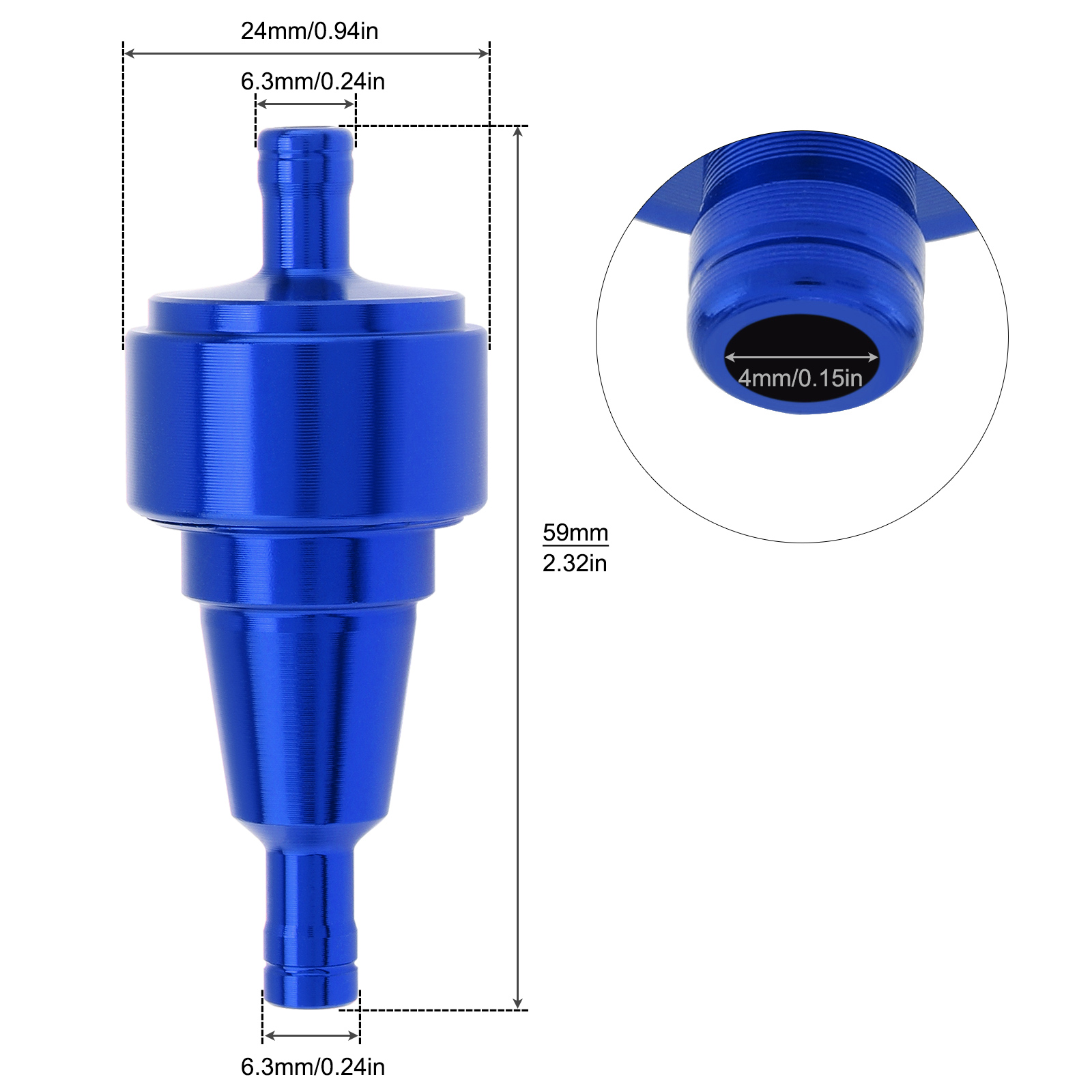 1/4 inç, 6 mm, motosiklet yakı - Motorcycle Oil Filter incelemesi ve fiyatı